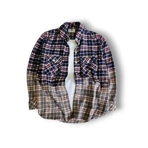 Panache Accessories Bleached Ombre Flannel Womens Size Small